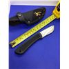 Image 2 : NEW Browning Beaver Skinner Fixed Blade knife with Sheath in Box