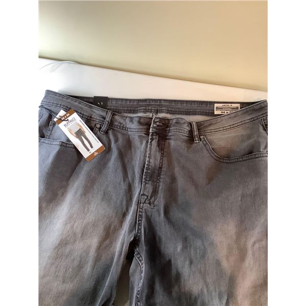 NEW Mens Buffalo 44 x 30 Jack x slim stretch straight leg jeans