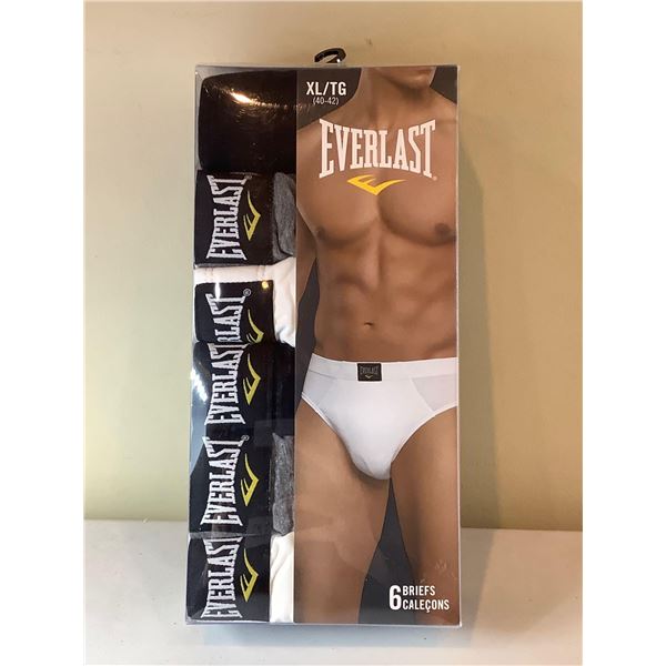 NEW mens Everlast 6 pack Briefs - XL