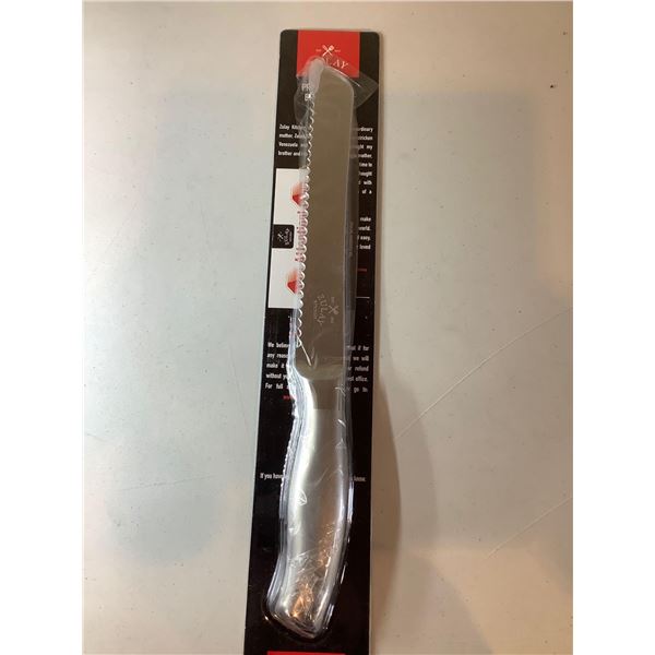 NEW Zulay Serated Stainless Steel Knife