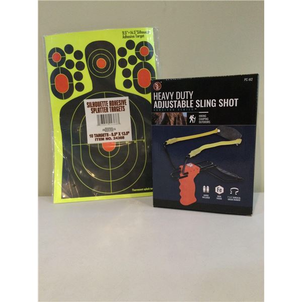NEW Heavy Duty Sling Shot with Splatter Targets