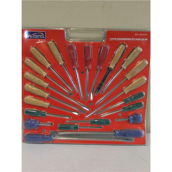 NEW 22 Piece Screwdriver set