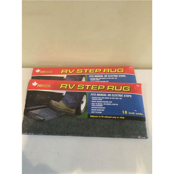 Lot of 2 NEW RV Step Rugs