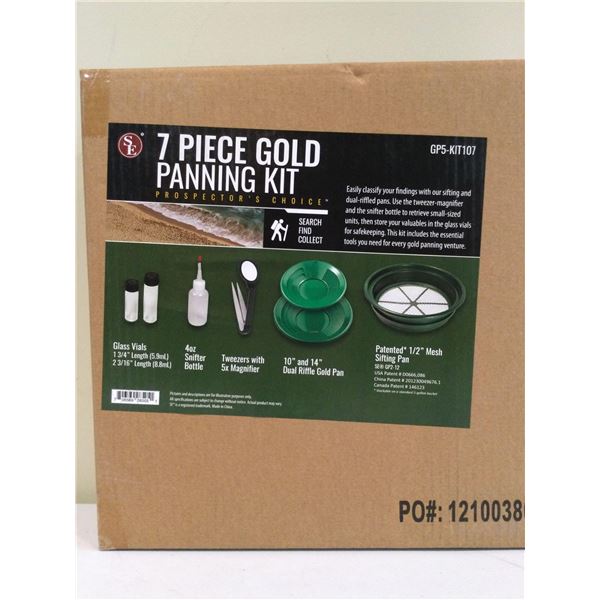 NEW Prospector Choice 7 Piece Gold Panning Kit