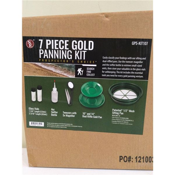 NEW Prospector Choice 7 Piece Gold Panning Kit