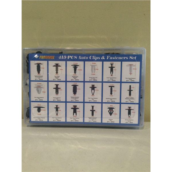 NEW Prograde 415 Pce Automotive Clip & Fastener Set