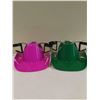 Image 1 : Father & Son Set of NEW Cowboy Hat Beverage Drinking Helmets