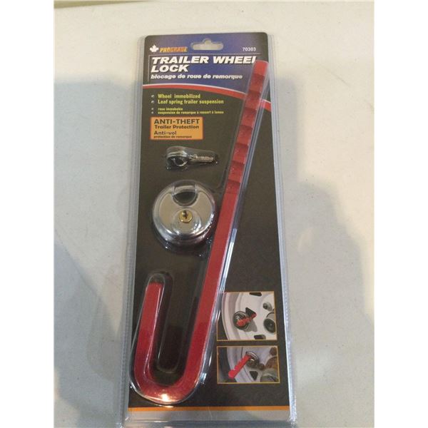NEW Prograde Anti Theft Trailer Wheel Lock