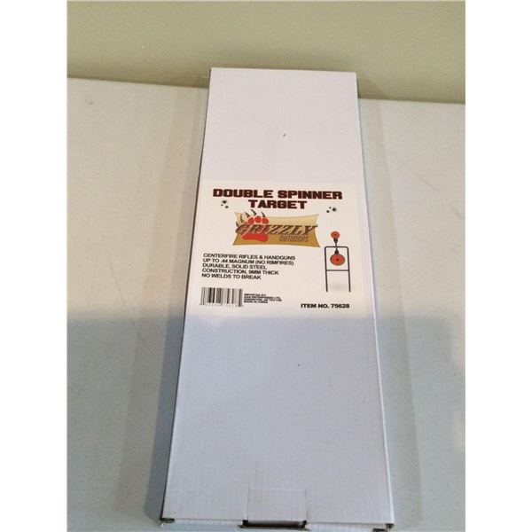 NEW Grizzly Double Spinner Rifle & Handgun Target