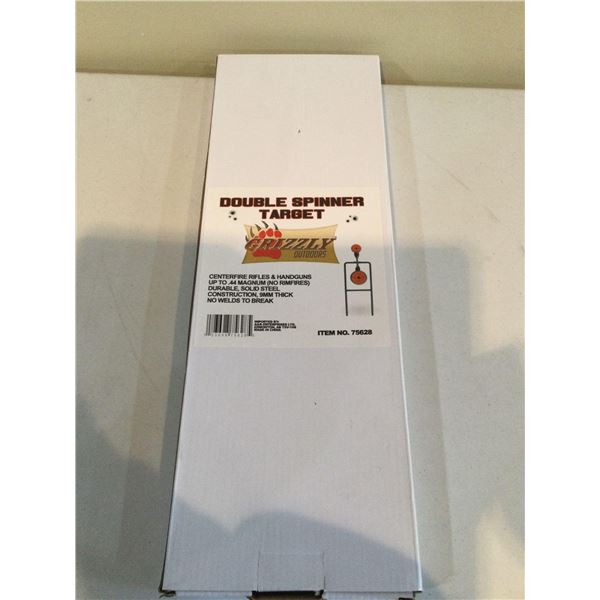 NEW Grizzly Double Spinner Rifle & Handgun Target