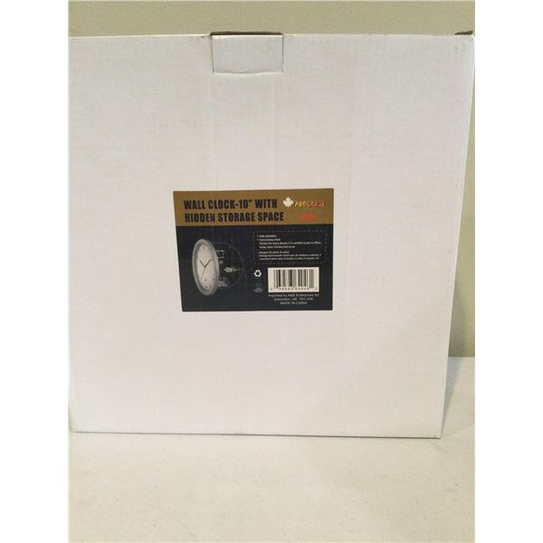 NEW Security Wall Clock with hidden storage space