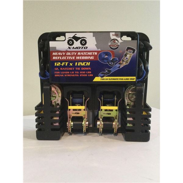 NEW Heavy Duty Ratchet Tie Downs