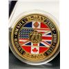 Image 2 : Anniversary Issue Normandie D DAY June 6, 1944 Commemorative cased Medallion