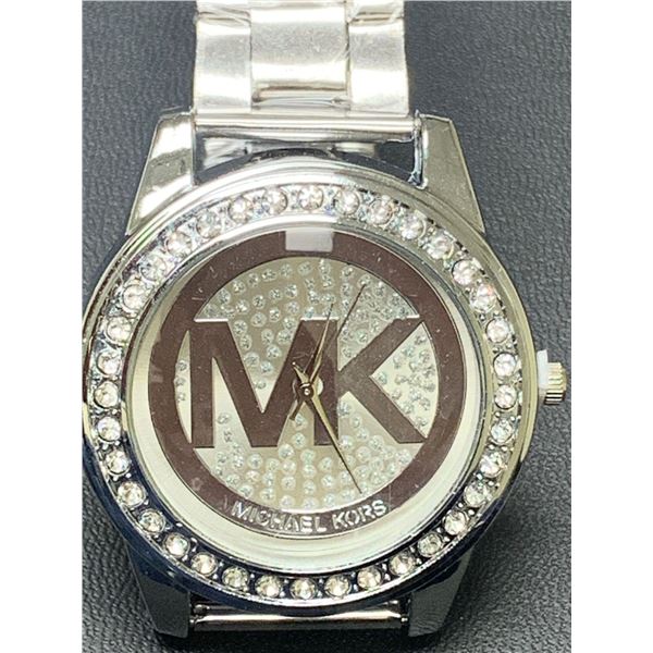 Gents NEW Quartz Michael Kors Sterling Silver Wrist watch