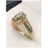 Image 3 : Ladies 14KT Gold marquise Cut 1.06 CARAT Diamond Ring Set Graded S-I with GHI Coloring spectrum with