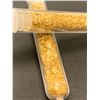 Image 2 : Lot of 2 large Vials of Gold Flaking - vials approx 2 inches long