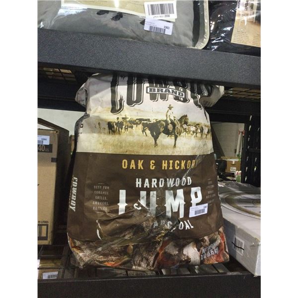 Cowboy Brand Oak and Hickory Hardwood Lump Charcoal (8.16kg)