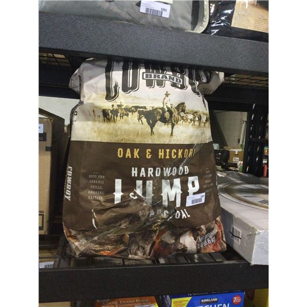 Cowboy Brand Oak and Hickory Hardwood Lump Charcoal (8.16kg)