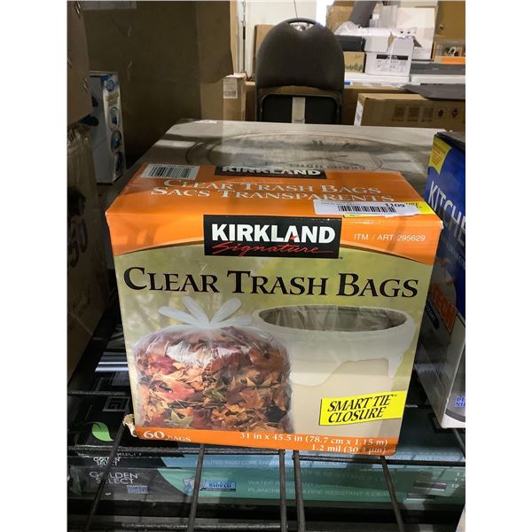 Kirkland Clear Trash Bags
