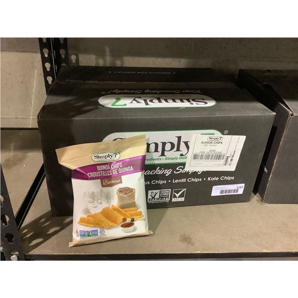 Simply7 Quinoa chips- Barbecue (24 x 23g)