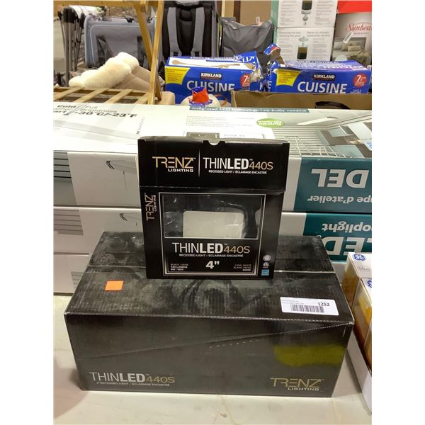 Case of 4 Trenz Lighting Thin LED 4in Recessed Lights