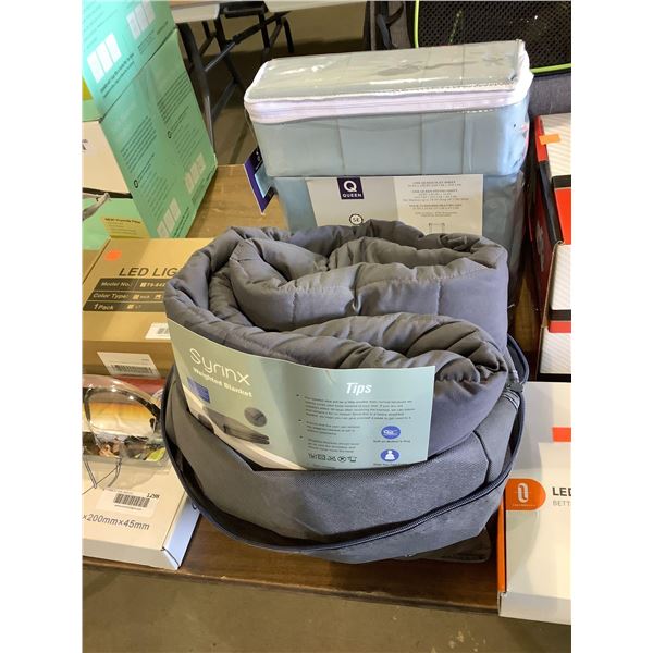 Syrinx Twin Size 15lbs Weighted Blanket