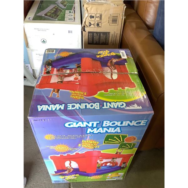 Giant Bounce Mania Inflatable Bouncer (12ft x 8ft x 6.5ft)