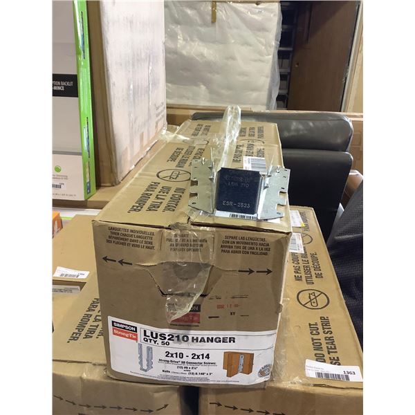 Case of 50 Simpson Strong-Tie Hangers - Model: LUS210