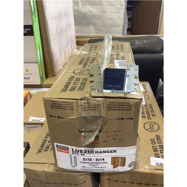 Case of 50 Simpson Strong-Tie Hangers - Model: LUS210