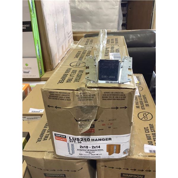 Case of 50 Simpson Strong-Tie Hangers - Model: LUS210