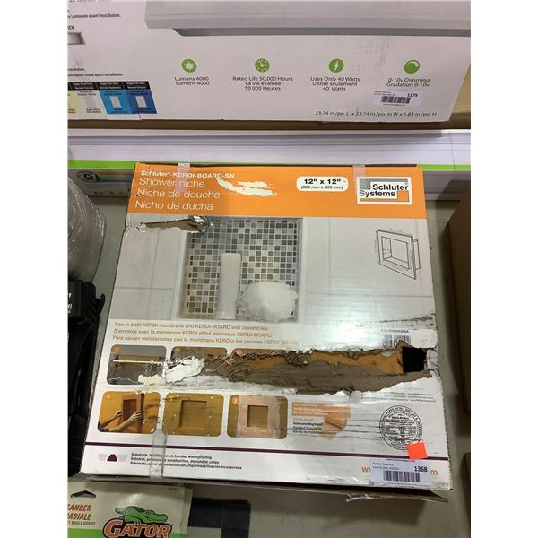 Schluter Kerdi-Board-SN Shower Niche (12in x 12in)