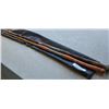 Image 2 : 2 antique split cane fishing rods with bag