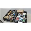 Image 1 : 2 trays of tools and electronics