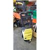 Image 2 : Karcher electric pressure washer with tray of new and used karcher parts