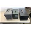 Image 1 : Metal ammo box, case of 8 tracks and toolbox