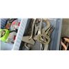 Image 2 : Lot of clamps, Measuring tapes and scrapers