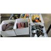 Image 1 : Large lot of work gloves and casters