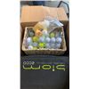 Image 2 : BOX OF GOLF BALLS, GOLD ITEMS, GOLF SHOES