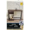 Image 2 : Marble side table and cube storage desk - store returns contents unverifed