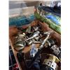 Image 2 : Tray of spinning fishing reels