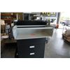 Image 2 : BLACK 4 DRAWER LATERAL FILING CABINET - 3 FOOT WIDE X 18 INCHES DEEP X 65 1/2 INCHES TALL