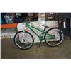 Image 1 : Green hardtail bike