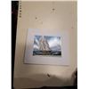 Image 3 : LOT OF FOIL ART BOAT PRINTS, ORIGINAL PENCIL DRAWING AND CLAYBURN VILLAGE PRINTS