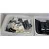 Image 2 : Lot of eyeglasses, eyeglass cases and jewellery