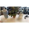 Image 1 : ARTIFICIAL PLANT IN POT AND VASES