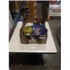 Image 1 : TRAY OF POTTERY, CERAMICS, CROWN CERAMICS VANCOUVER LIDDED SEAHORSE DISH, BLUE MOUNTAIN VASE WITH TA