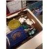 Image 2 : TRAY OF POTTERY, CERAMICS, CROWN CERAMICS VANCOUVER LIDDED SEAHORSE DISH, BLUE MOUNTAIN VASE WITH TA