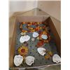Image 2 : TRAY OF MAN MADE AMBER JEWELRY