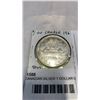 Image 2 : 1966 CANADIAN SILVER 1 DOLLAR COIN .800 SILVER