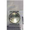 Image 2 : 1986 CANADIAN UNCIRCULATED SILVER DOLLAR - TRANS CANADA RAILWAY  .500 SILVER